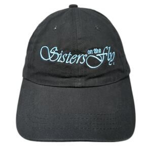 Sisters On The Fly Strapback Hat Black One Size Embroidered Cap America